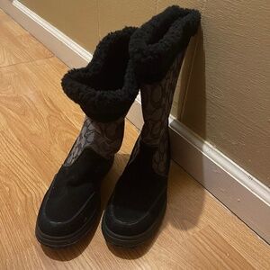 Coach winter boots..